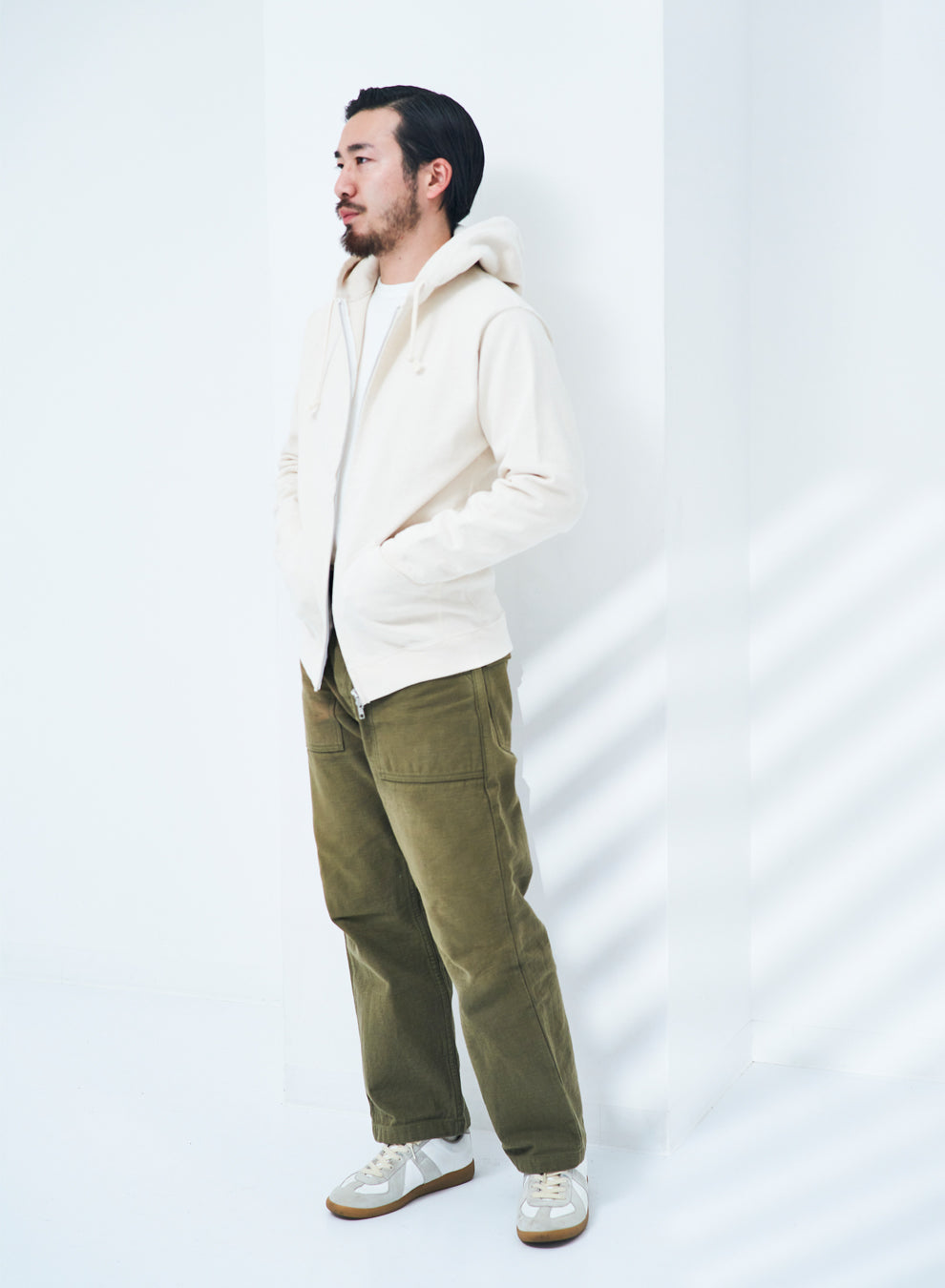 SWS-TW02 10/2天竺 ジップパーカー