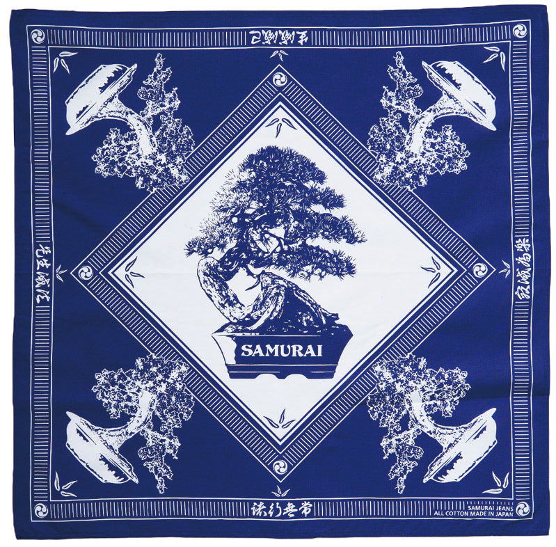 SJ-BANDANA-01 盆栽柄バンダナ