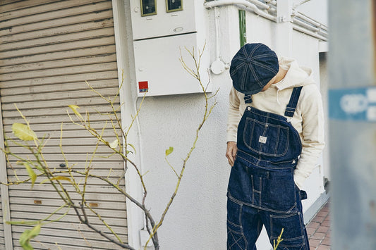 縫いで語る、サムライコットンのオーバーオール