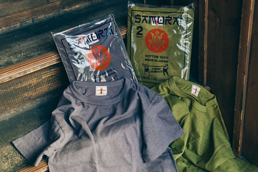 毎日にちょうどいい。サムライオリジナル "丸胴2パックTシャツ"
