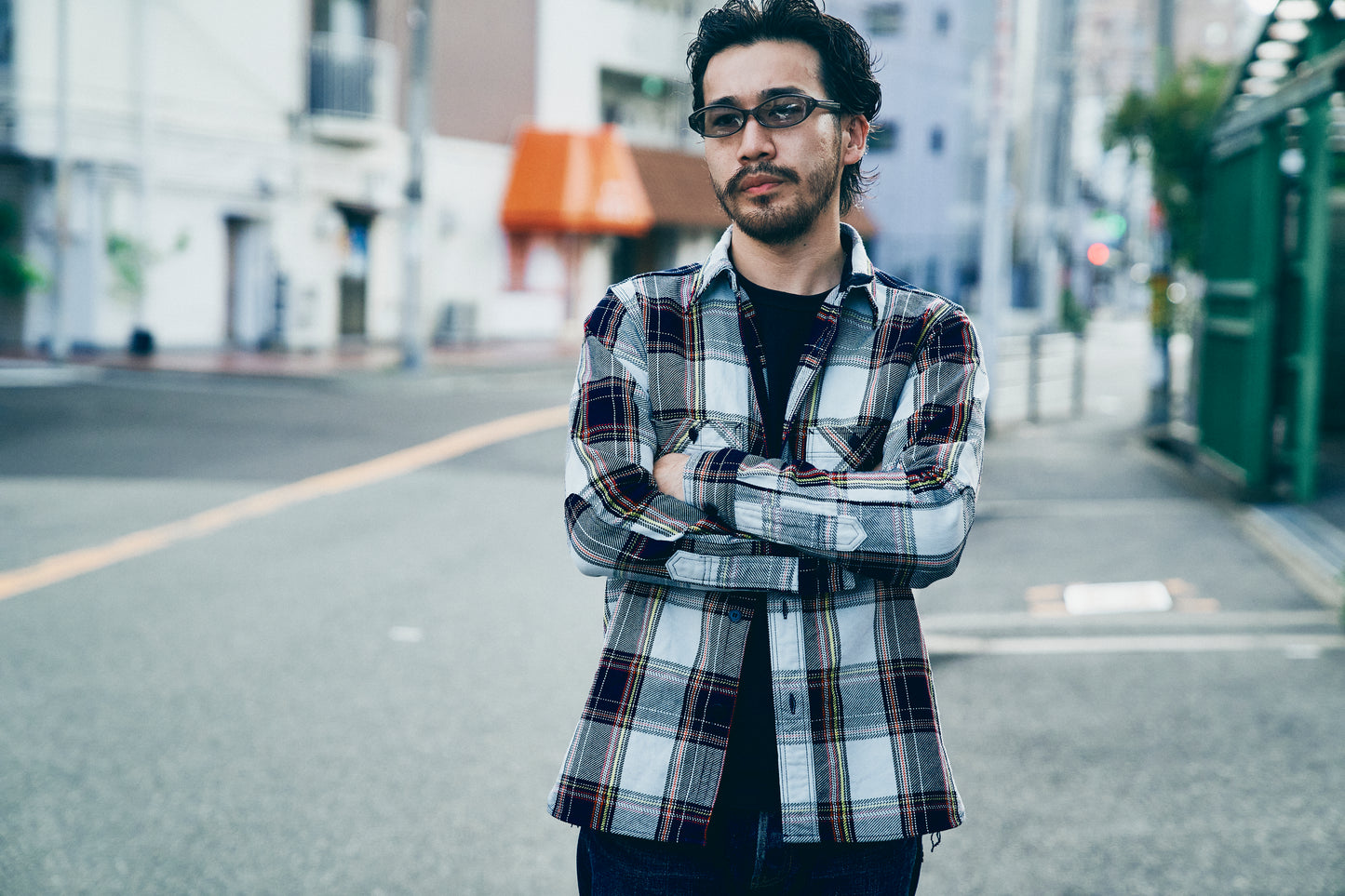 SIN24-02 ロープインディゴヘビーネルワークシャツ