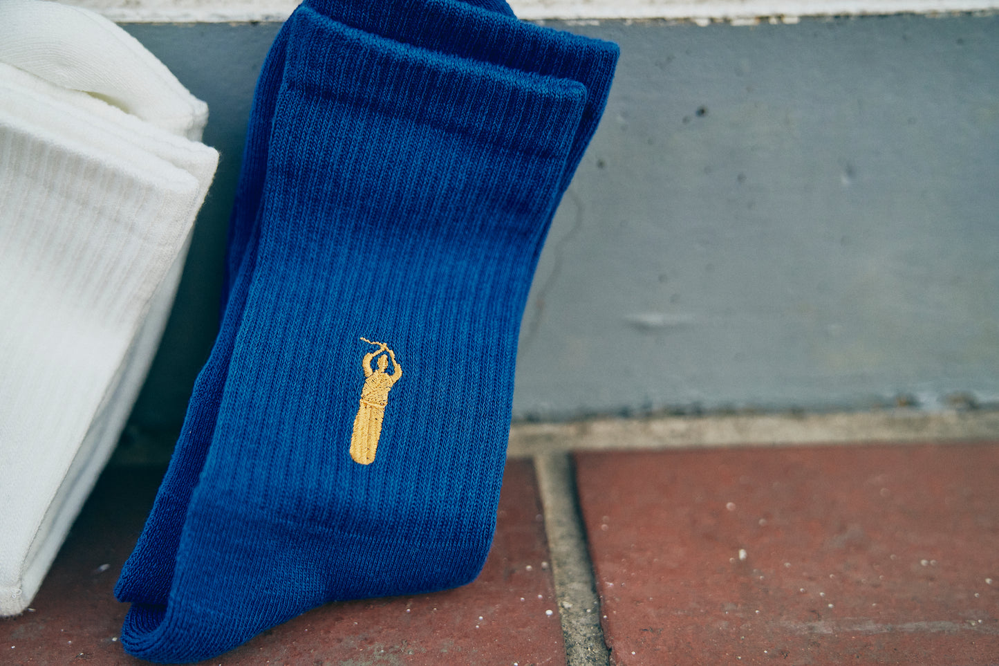 SJKS24-ORG Embroidered Organic Cotton Socks