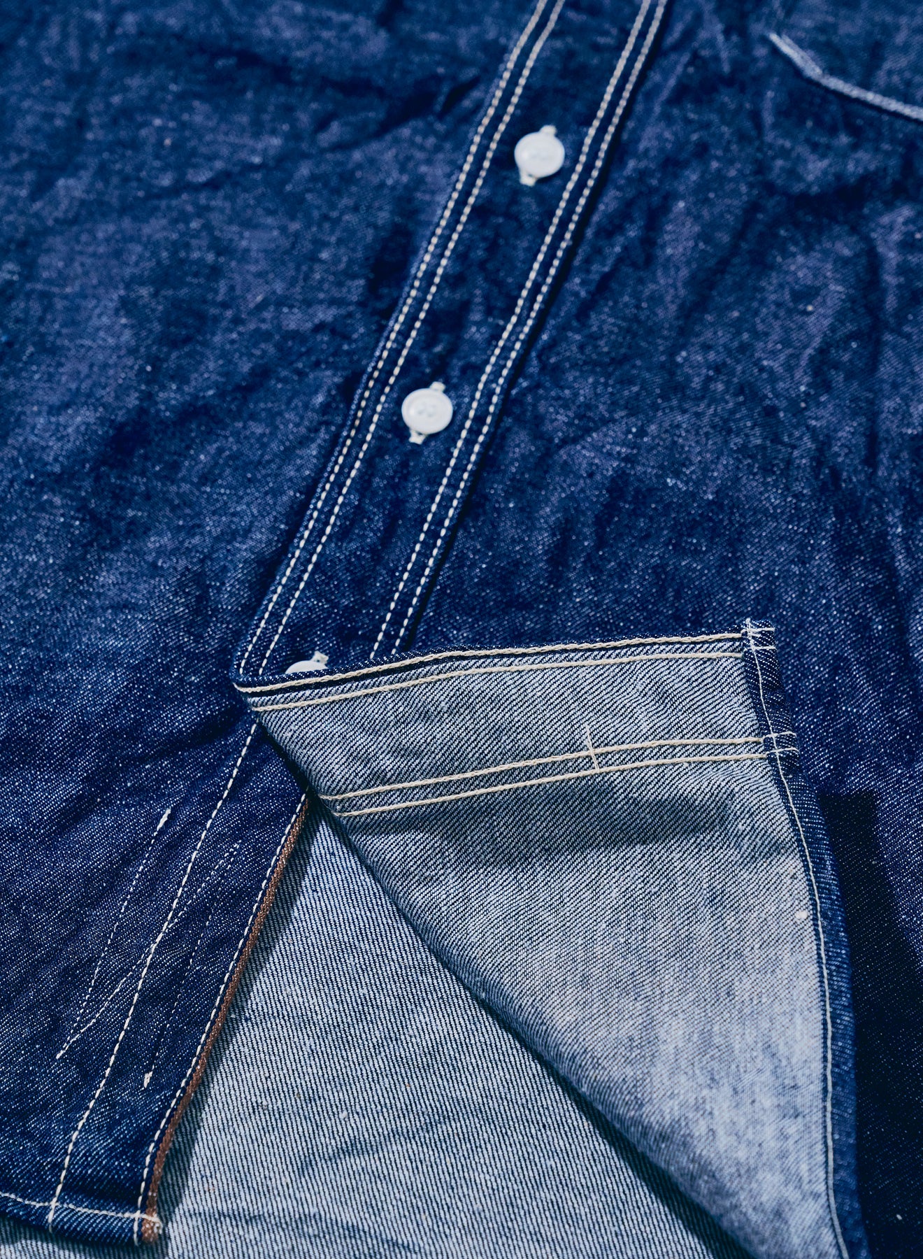 SJWS-SC02 サムライコットンデニムワークシャツ