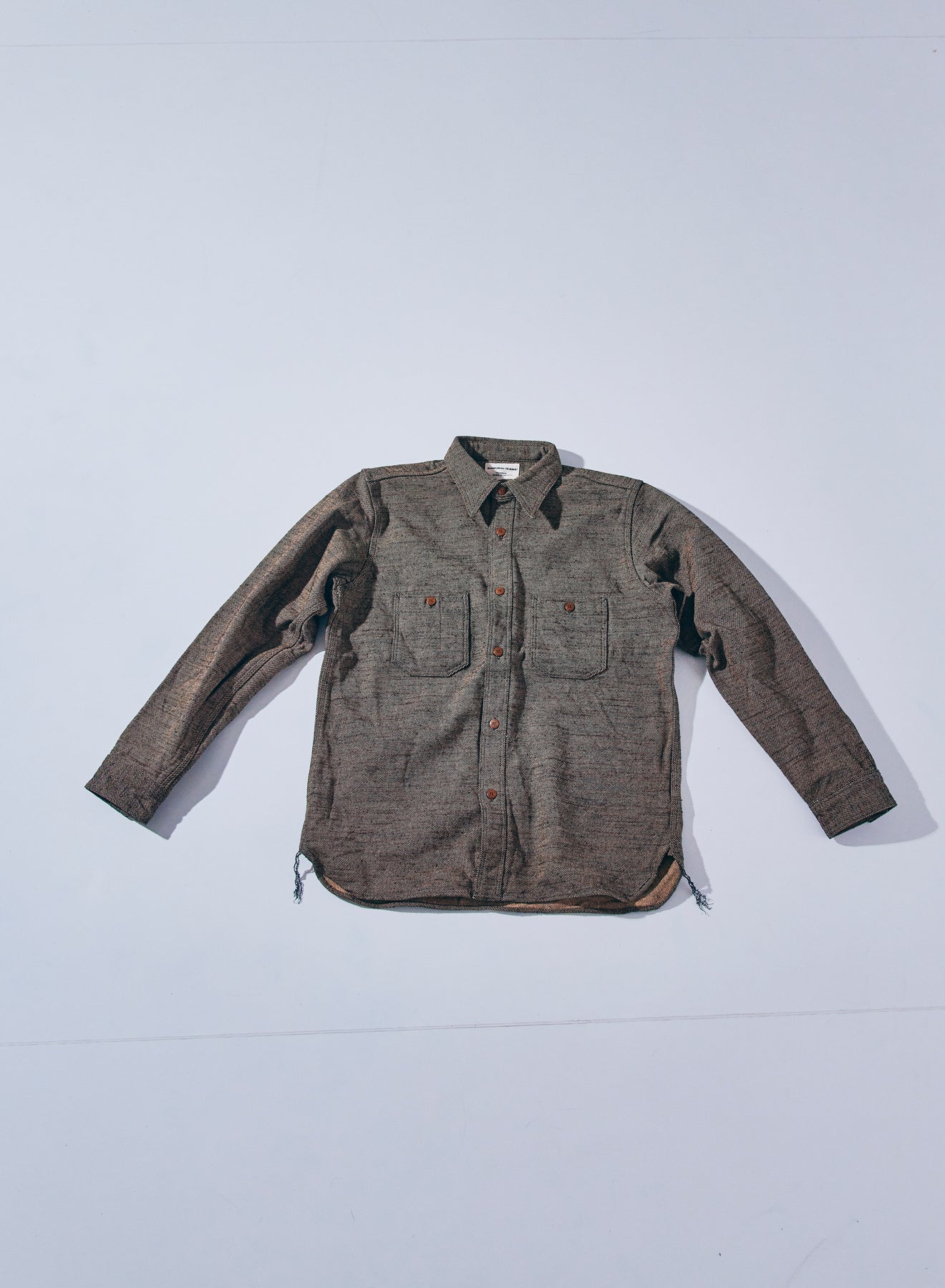 SMN25-01 無地ネルシャツ