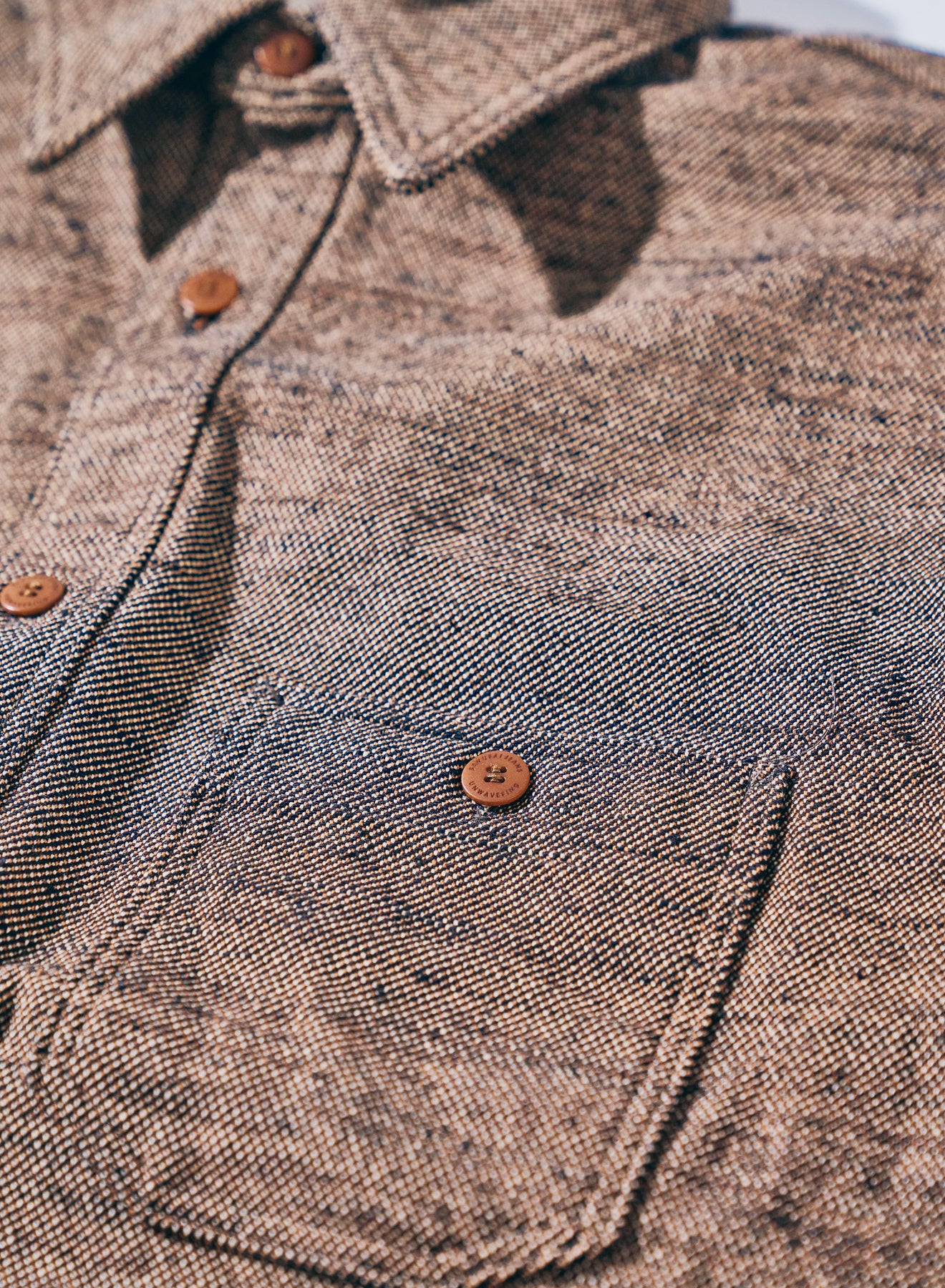 SMN25-01 無地ネルシャツ