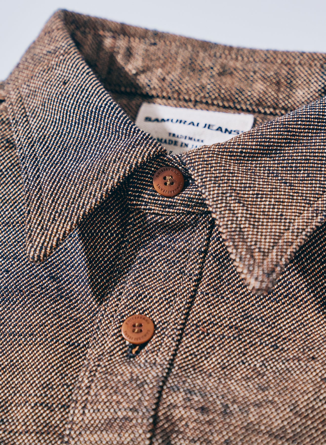 SMN25-01 無地ネルシャツ