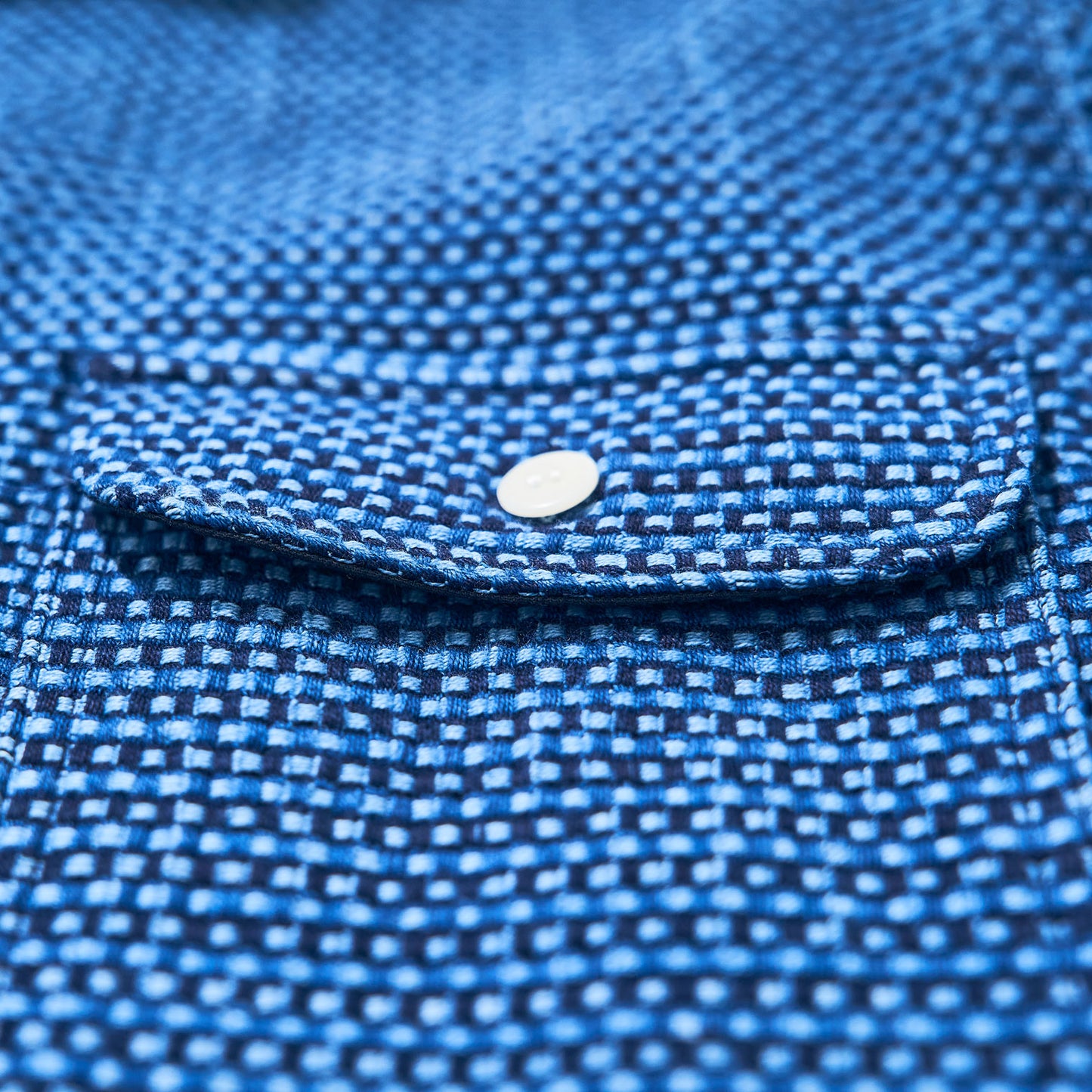 SSS24-01  藍染太オックスワークシャツ