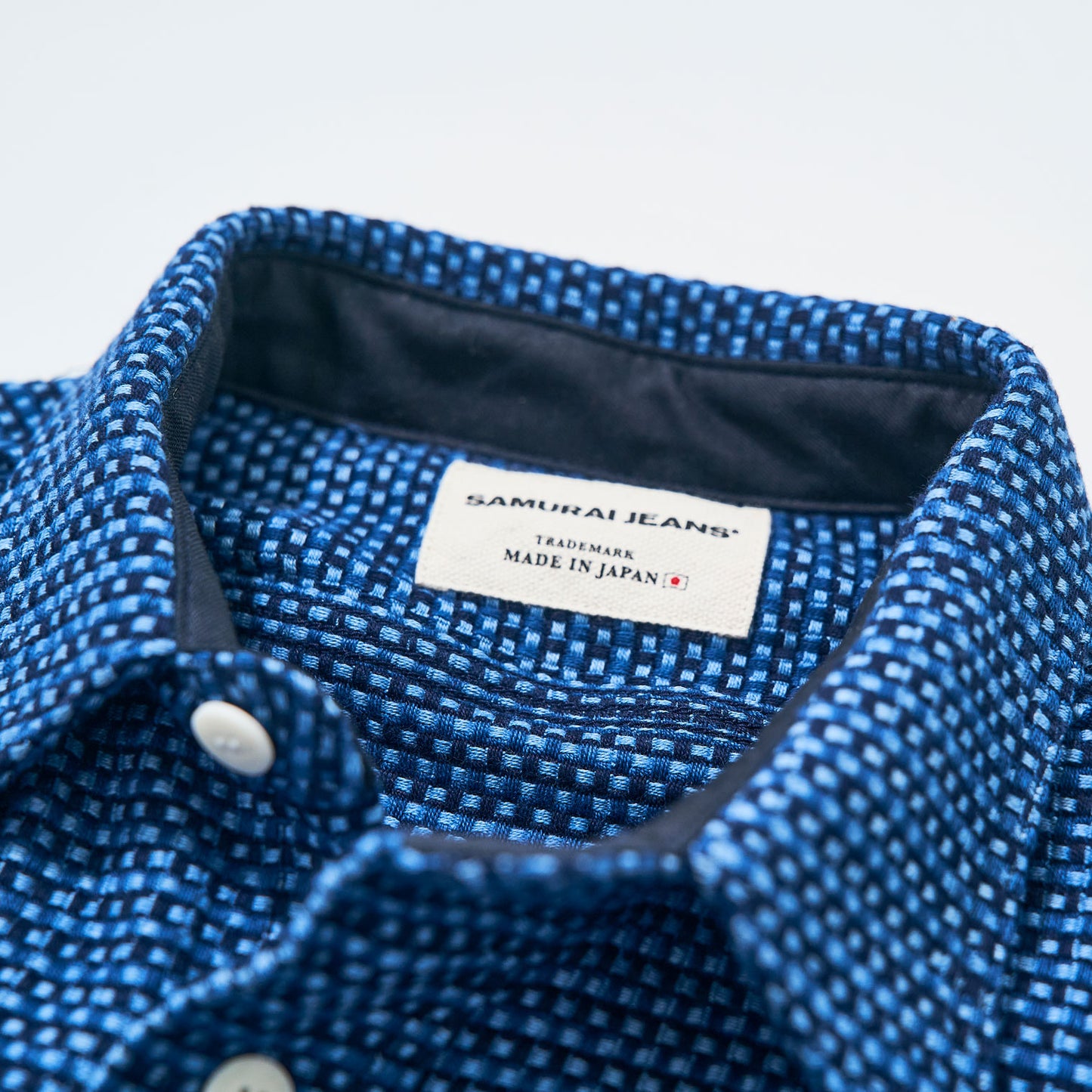 SSS24-01  藍染太オックスワークシャツ