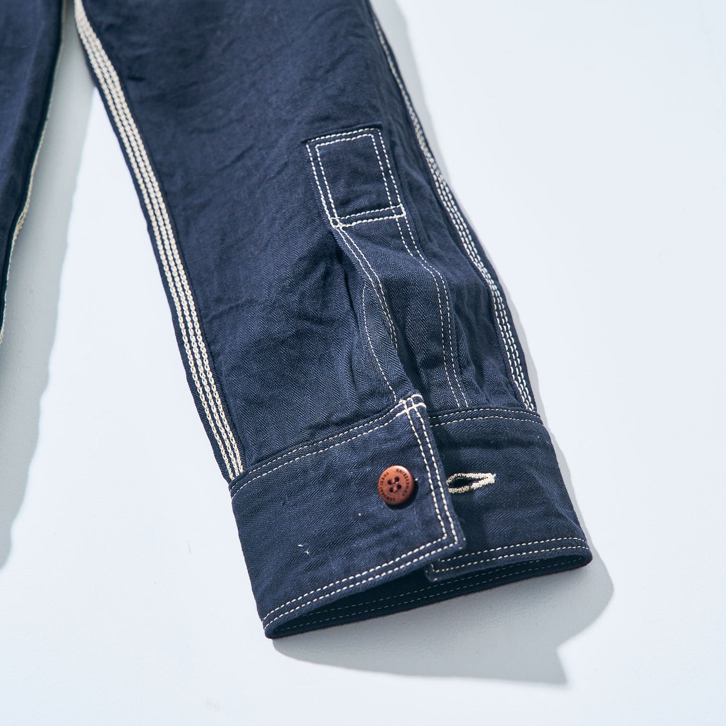 SJCBS24-HB セルビッチヘリンボーンシャツ