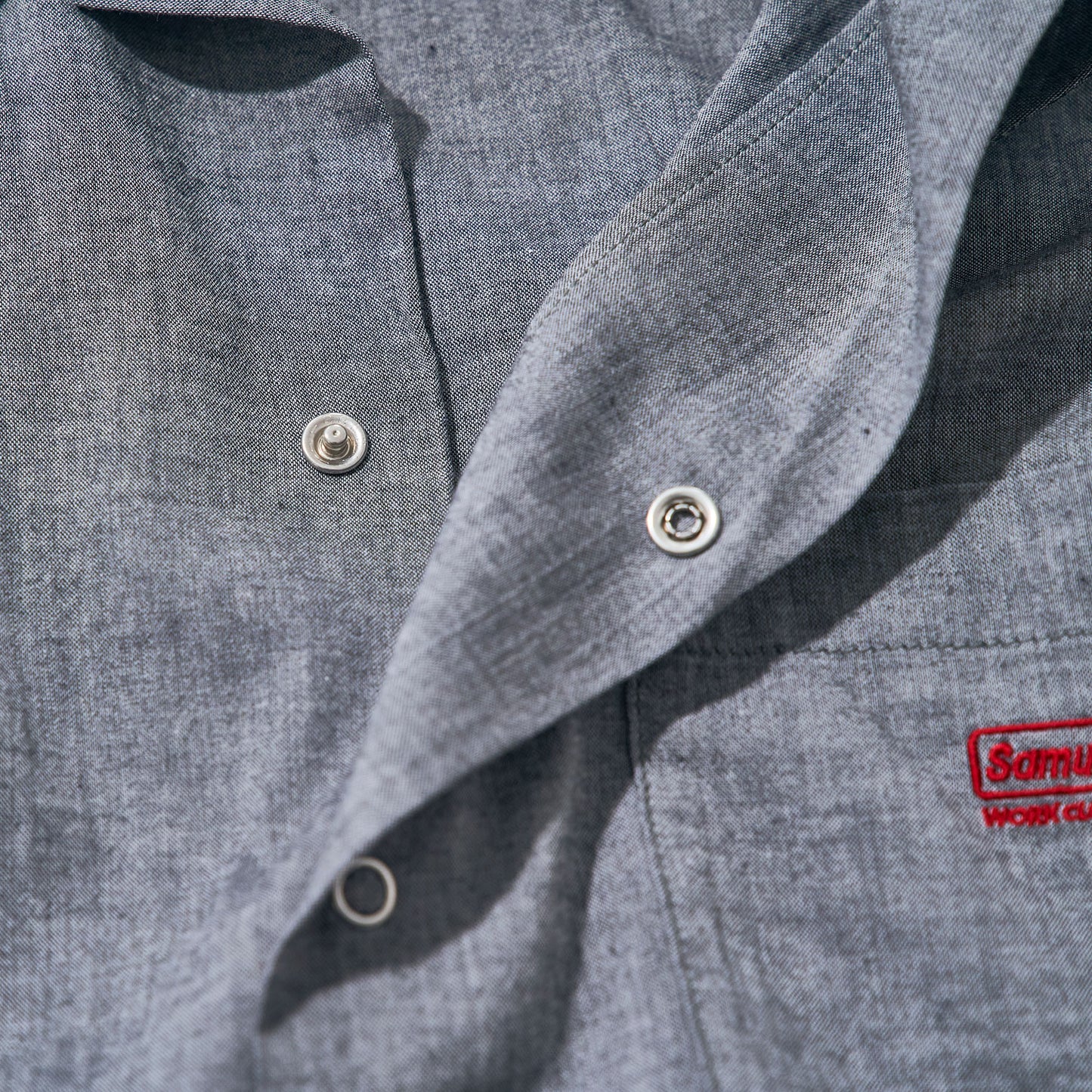 SWCWS24  オーガニックコットンシャンブレーシャツ