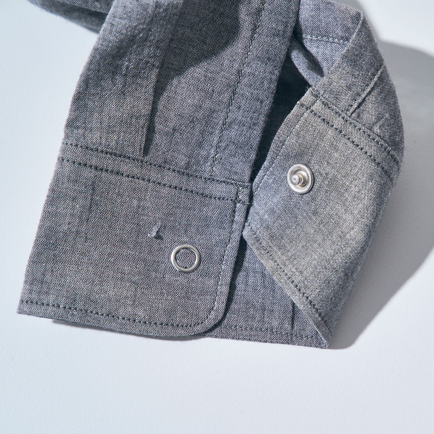 SWCWS24  オーガニックコットンシャンブレーシャツ