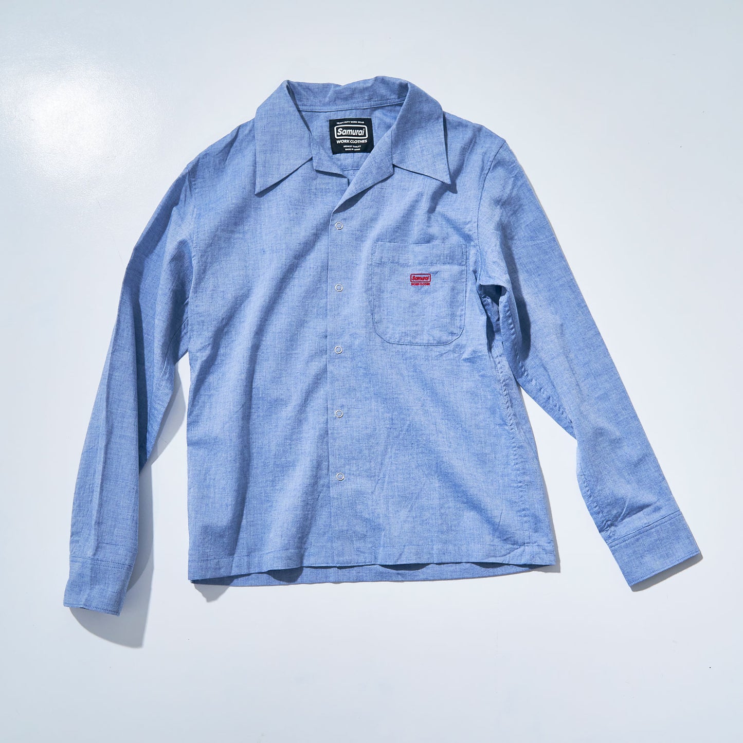 SWCWS24  オーガニックコットンシャンブレーシャツ