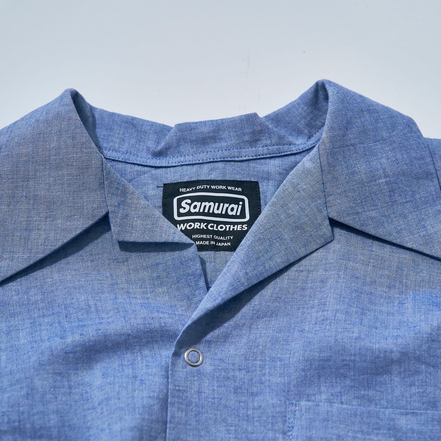 SWCWS24  オーガニックコットンシャンブレーシャツ