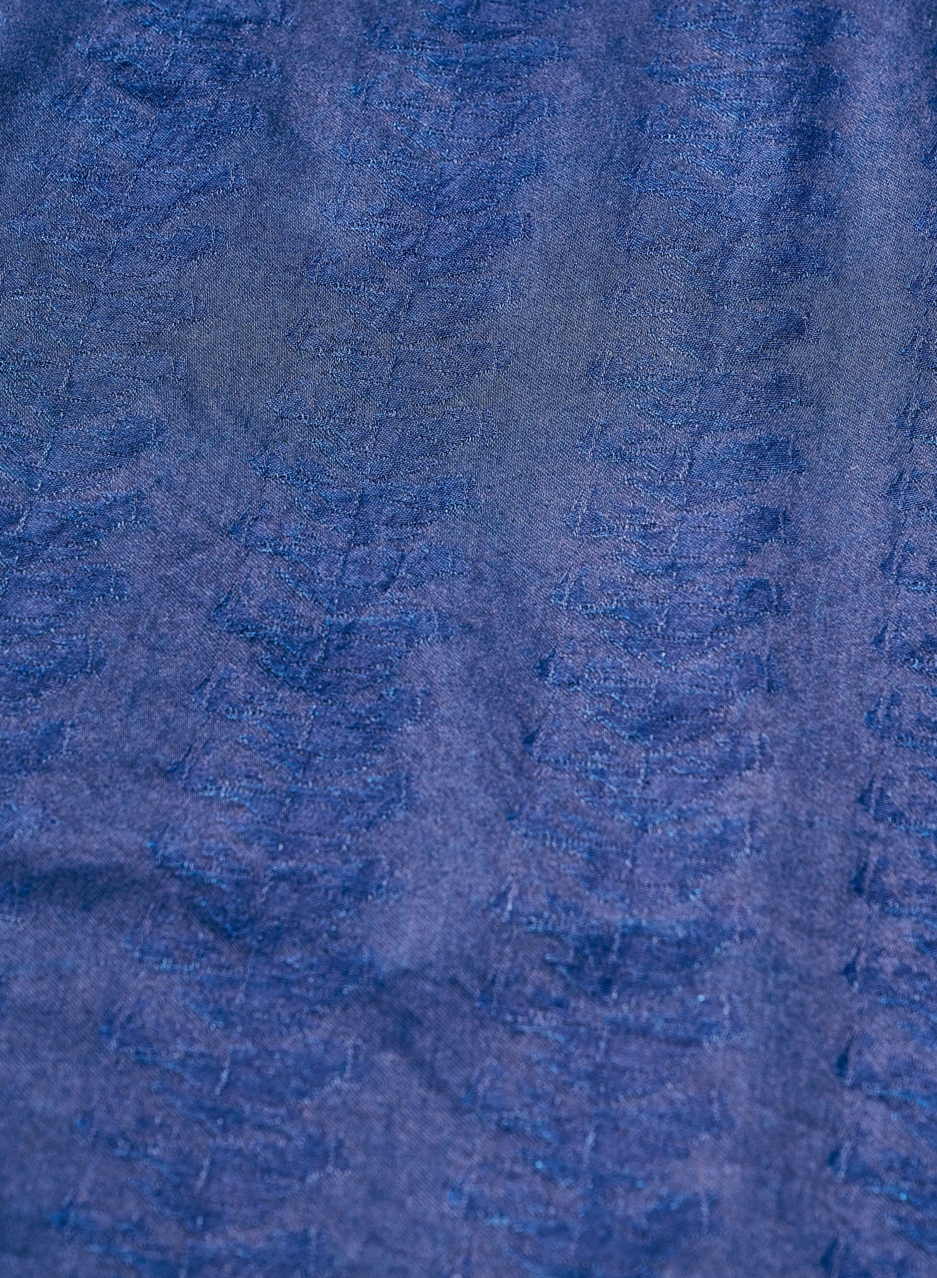 SSS26-01 (Sengen Indigo Jacquard Work Shirt)