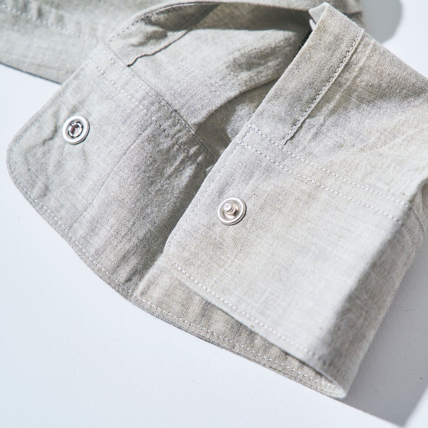 SWCWS24-H オーガニックコットンシャンブレー長袖シャツ