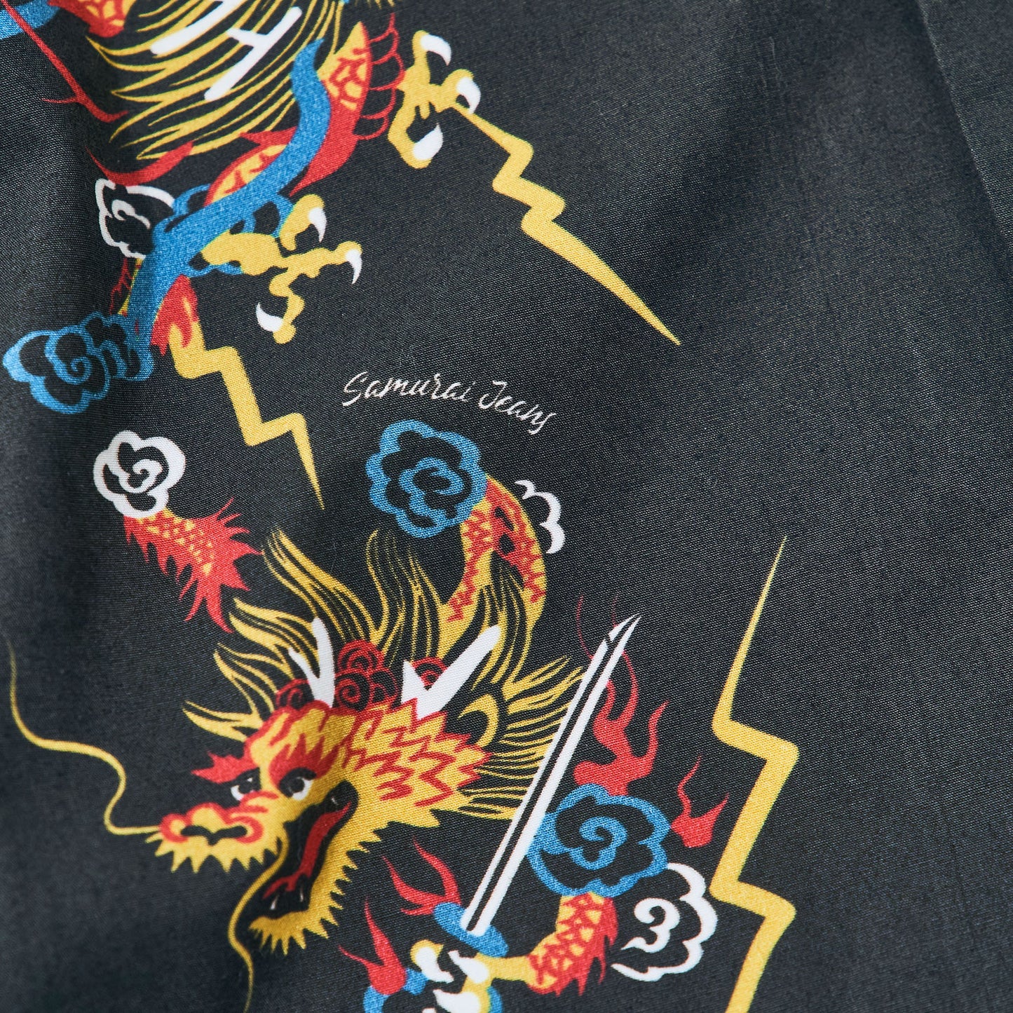 SSA24-01 龍柄ハワイアンシャツ