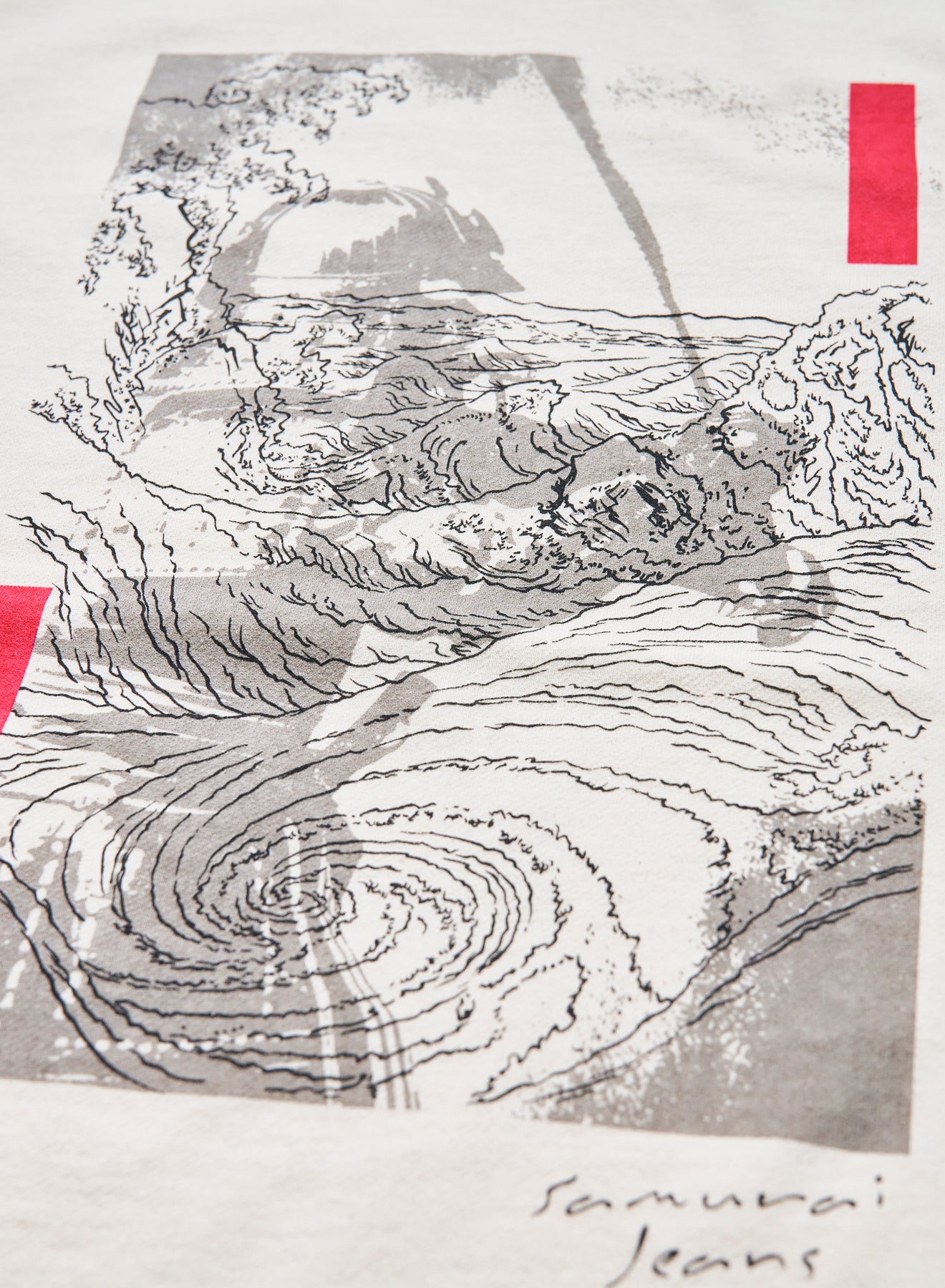 SJST25-106 リペンインレイ吊編Tシャツ