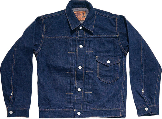 S101AX-SAKURA 18oz藍+桜Gジャン