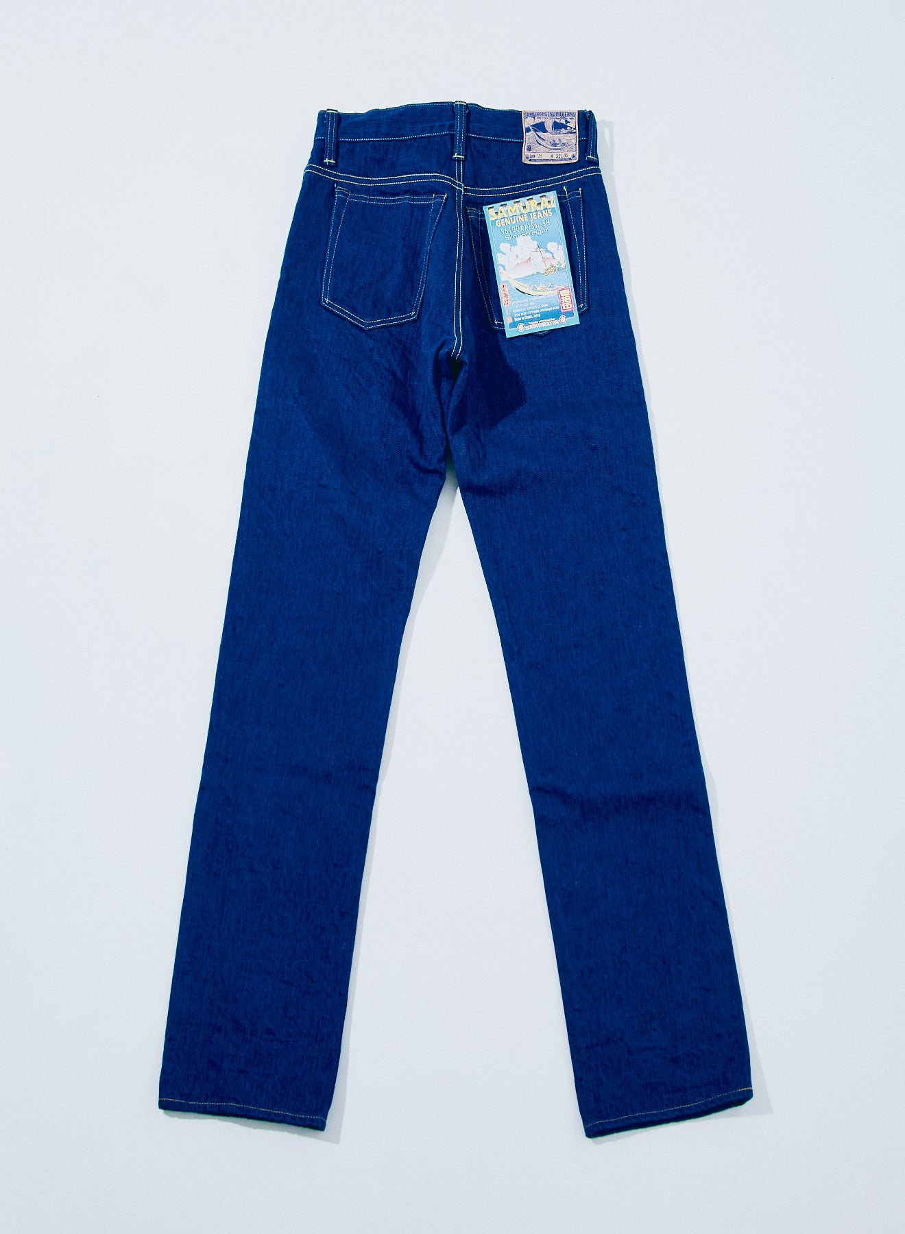 S6100XX15oz-SH 青海波スリムストレートジッパーモデル