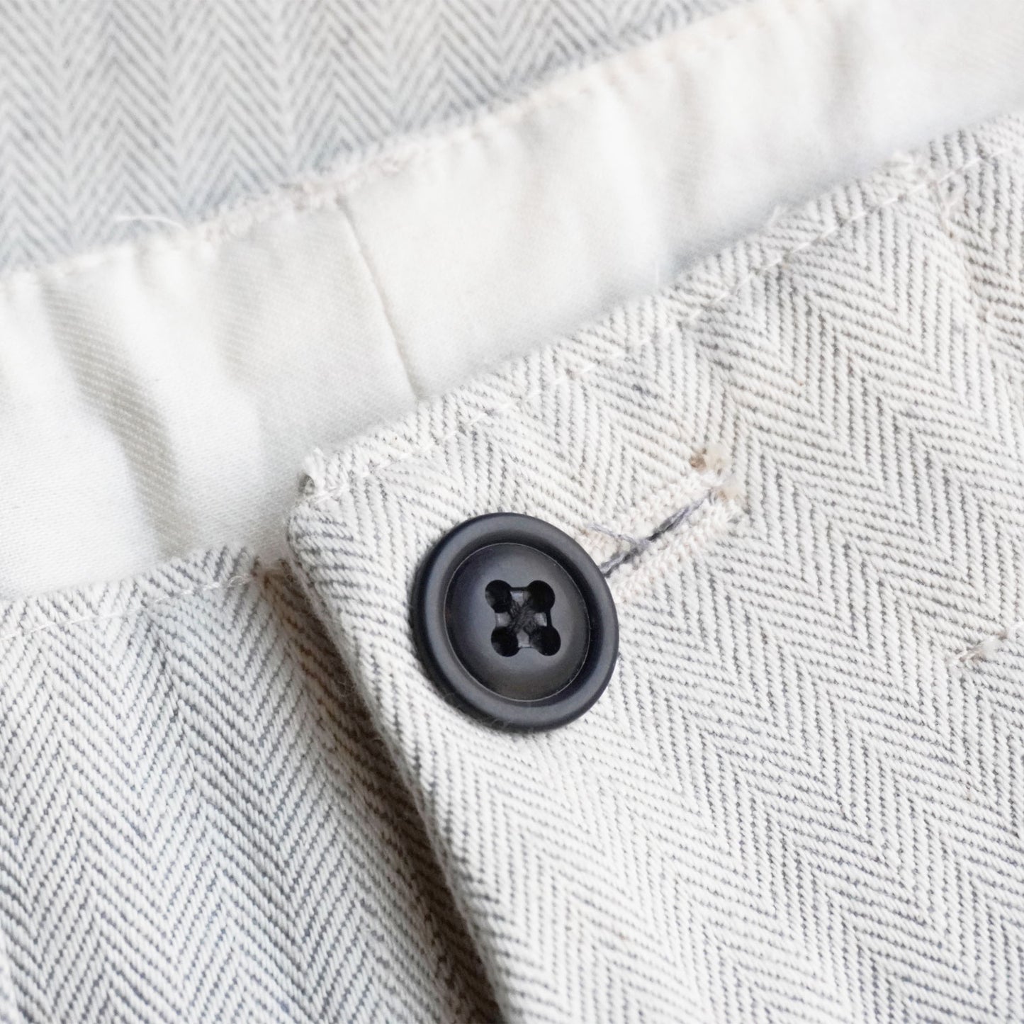 SWC600C-HBII　13oz へリンボン　ワイドトラウザーズ