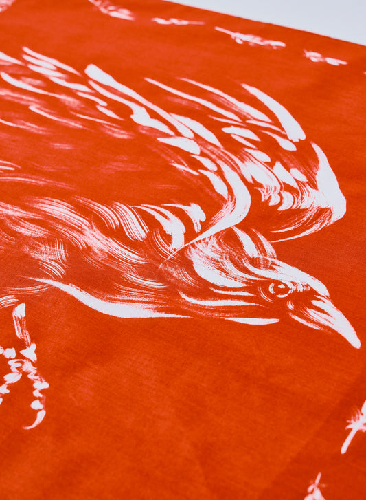 SJ-BANDANA-02H 本店限定八咫烏柄バンダナ