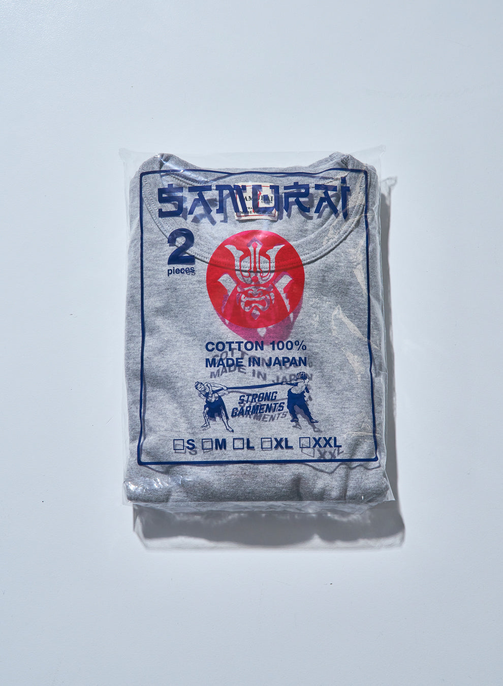 2PST-01 (無地クルーネック2パックTシャツ)