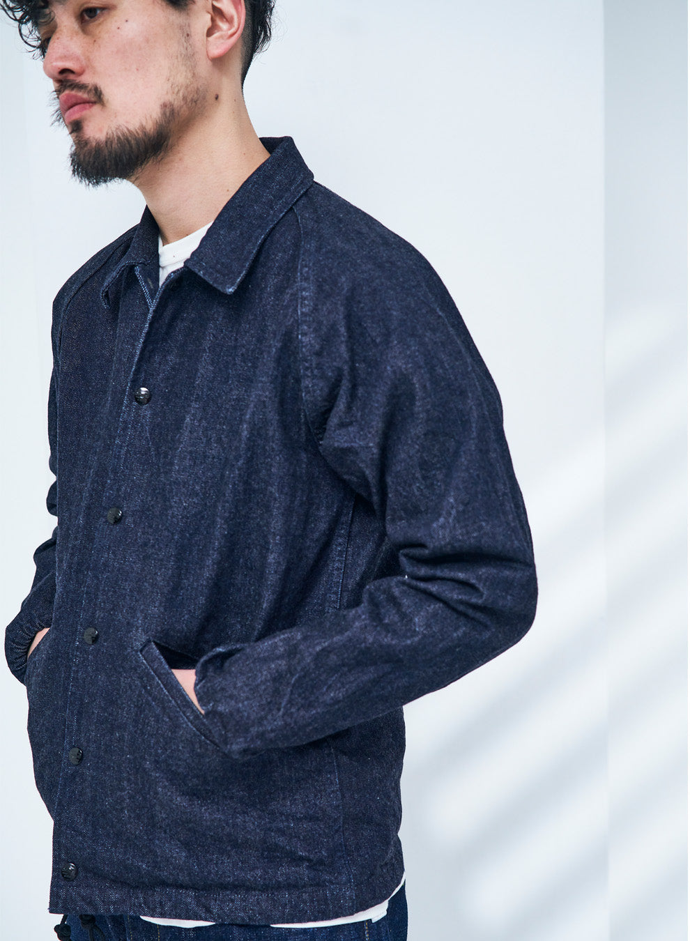 HJCJ-D15oz 15ozデニムコーチジャケット