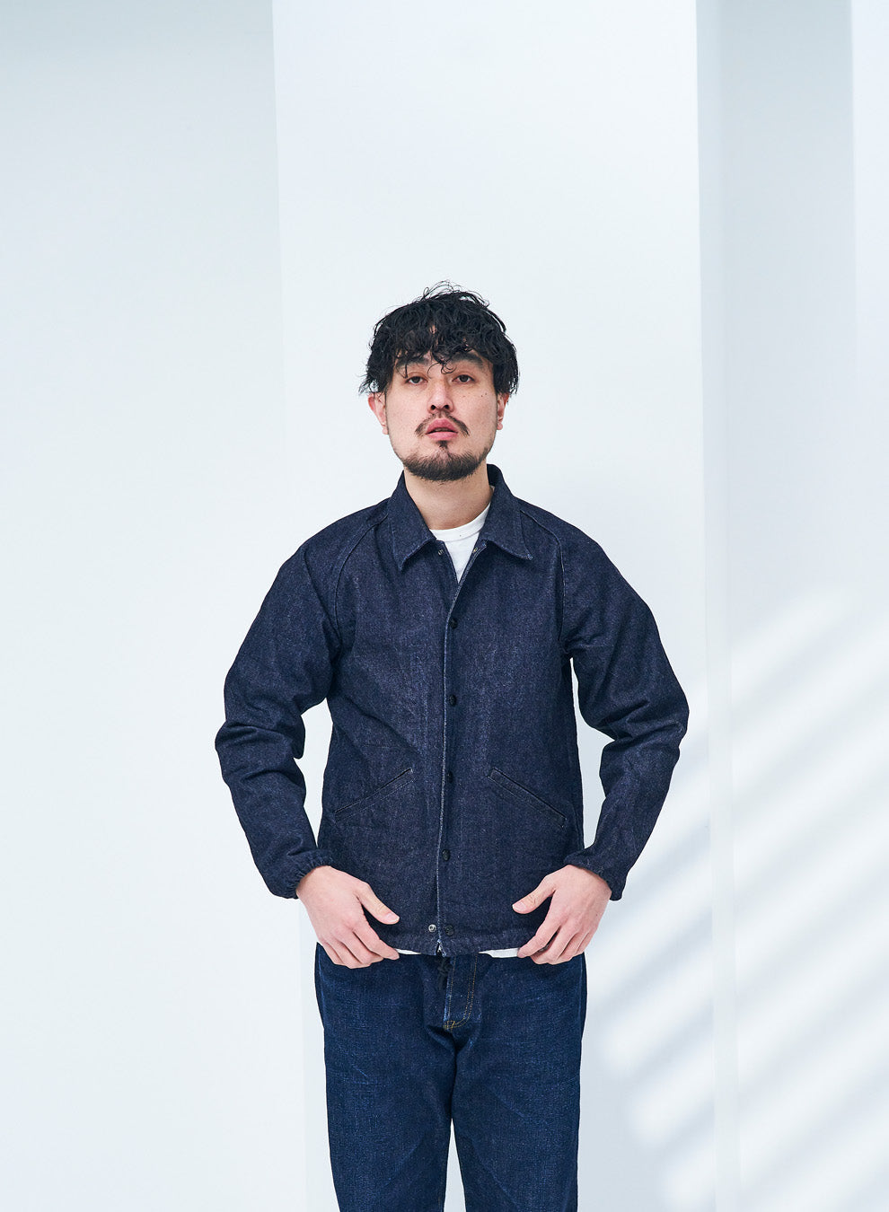 HJCJ-D15oz 15ozデニムコーチジャケット