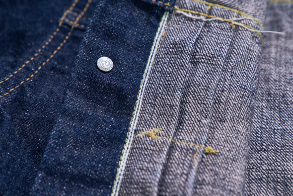 S101AX-SAKURA 18oz藍+桜Gジャン