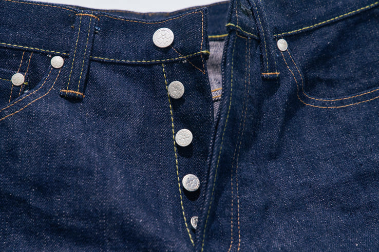 S500AX-SAKURA 18oz藍+桜モデル ストレート