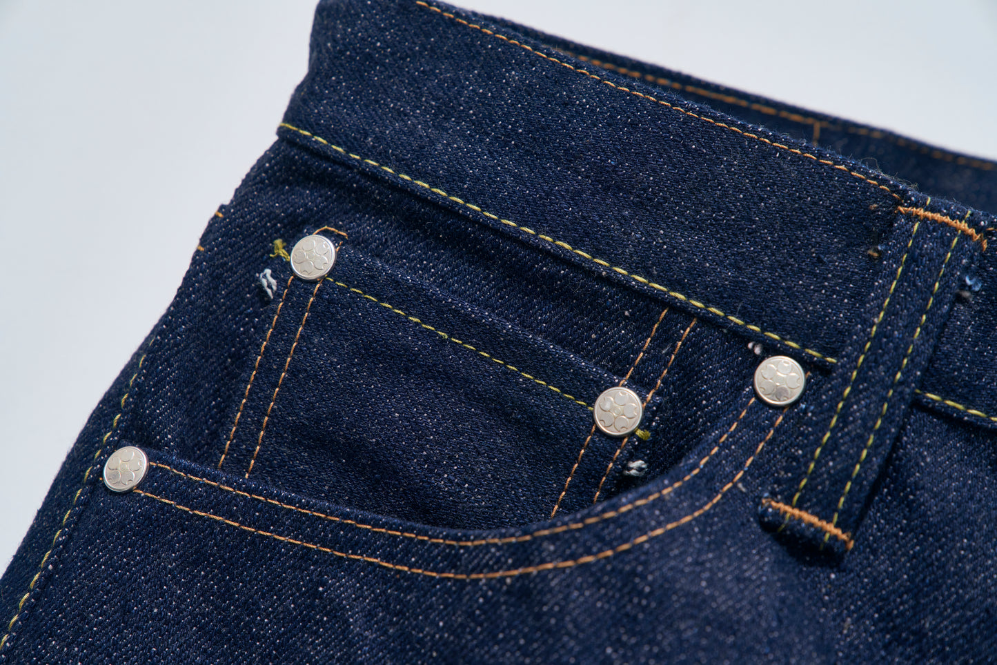 S500AX-SAKURA 18oz藍+桜モデル ストレート