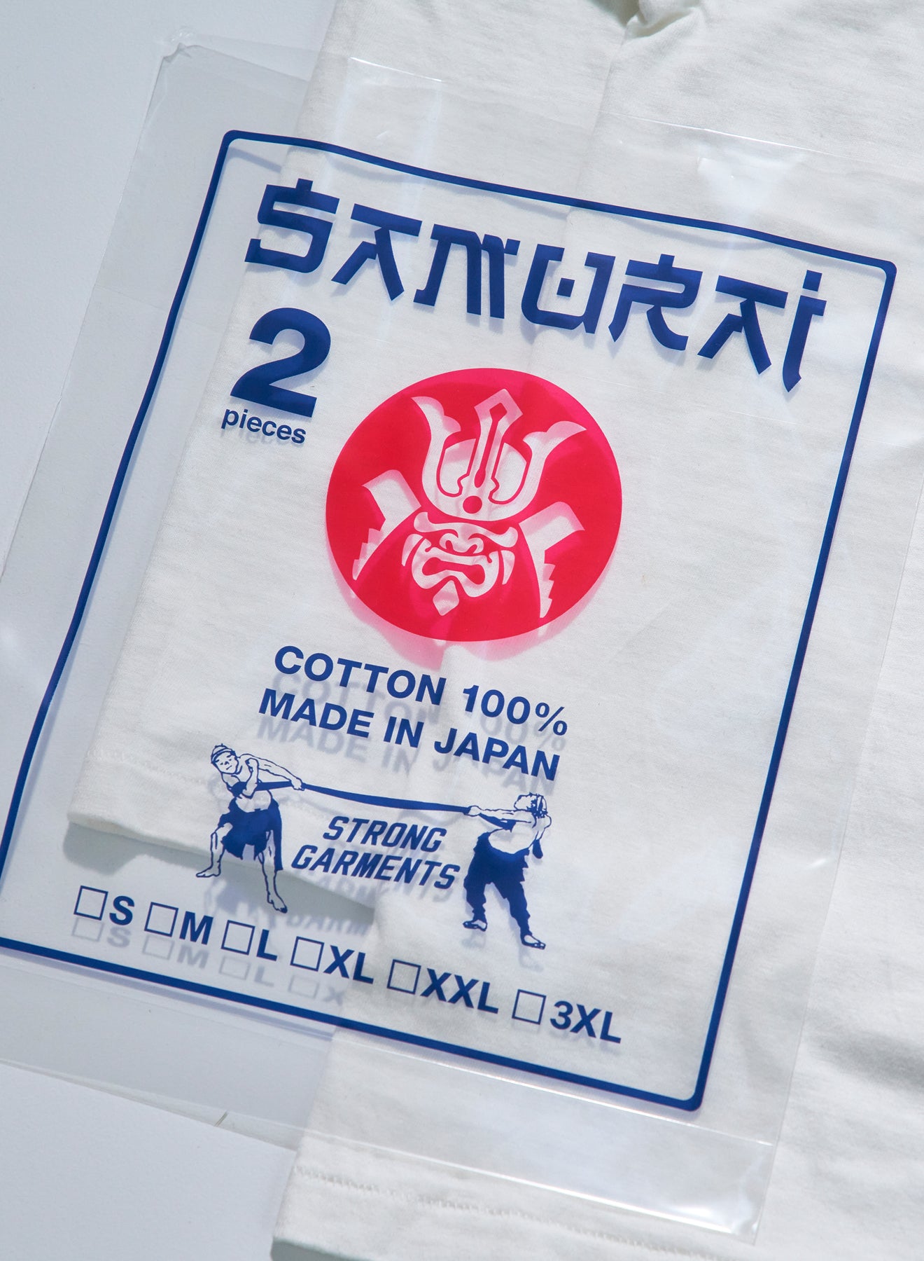 2PST-01 (無地クルーネック2パックTシャツ)