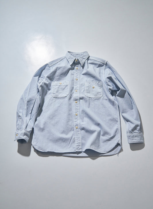 SJCBS24-TS 天然染めセルビッチシャンブレーシャツ