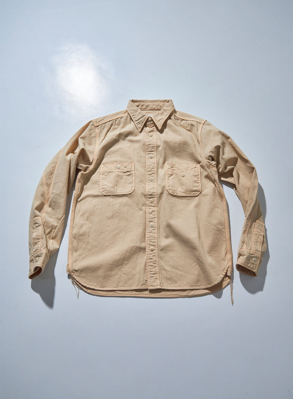 SJCBS24-TS 天然染めセルビッチシャンブレーシャツ