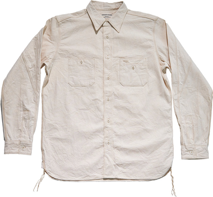 SJCBS25 ヘビーセルビッチシャンブレーシャツ