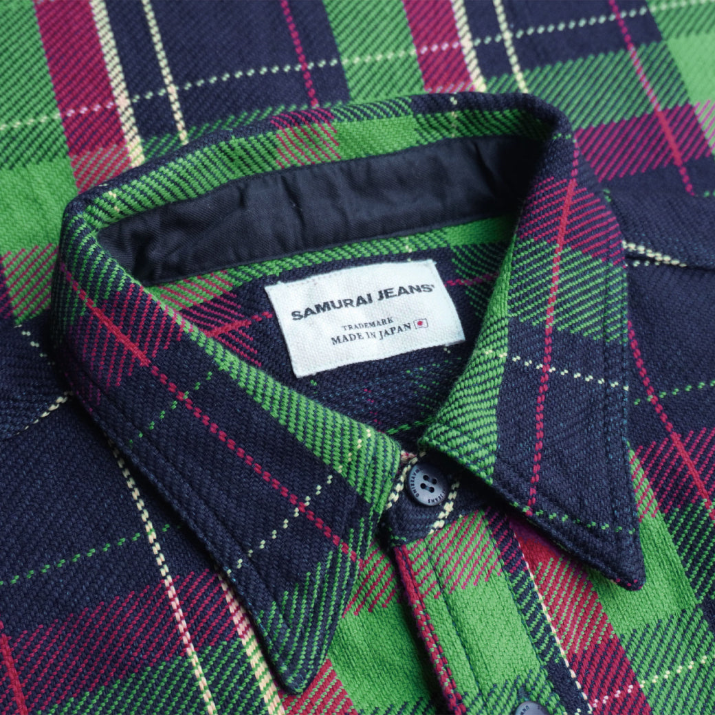 SIN23-01 ロープインディゴヘビーネルワークシャツ