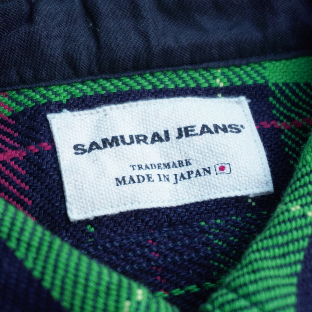 SIN23-01 ロープインディゴヘビーネルワークシャツ