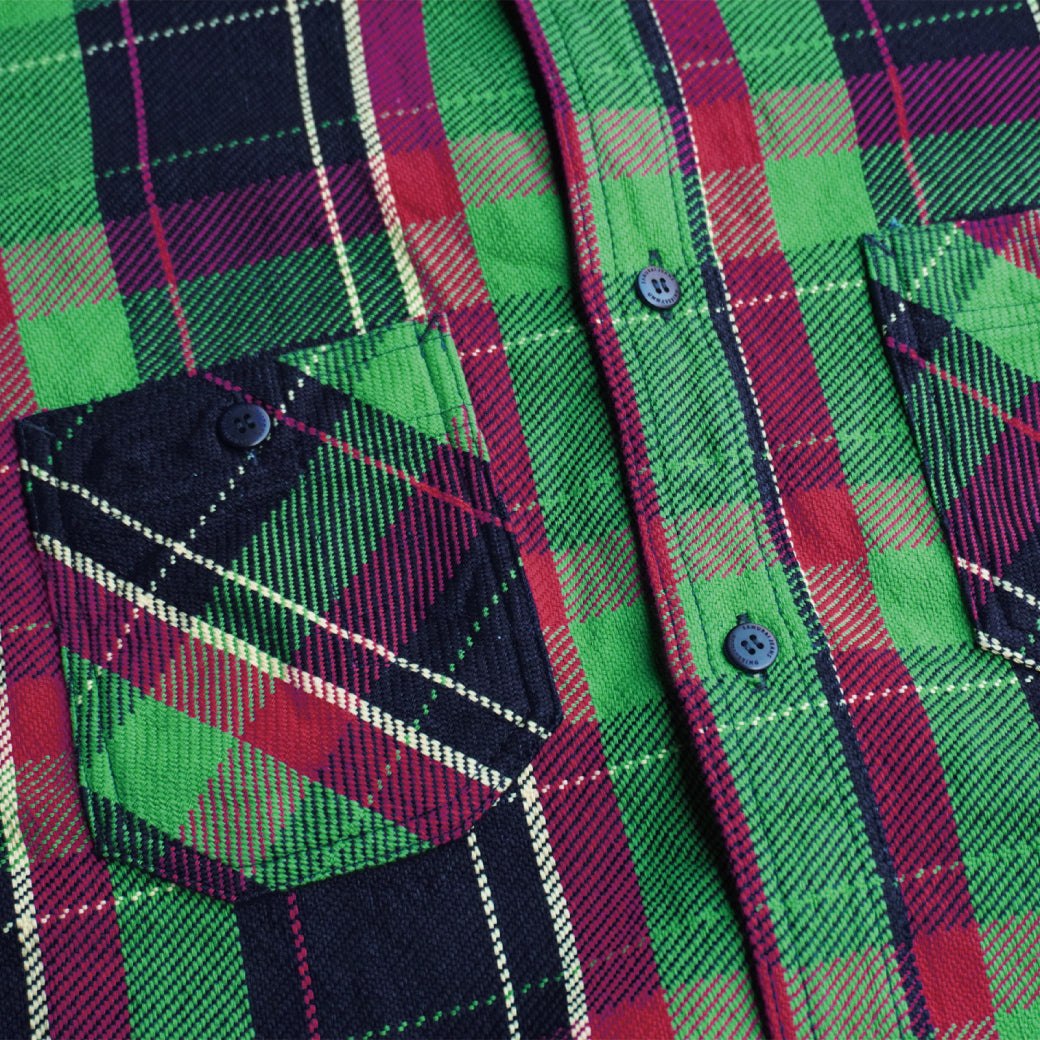 SIN23-01 ロープインディゴヘビーネルワークシャツ