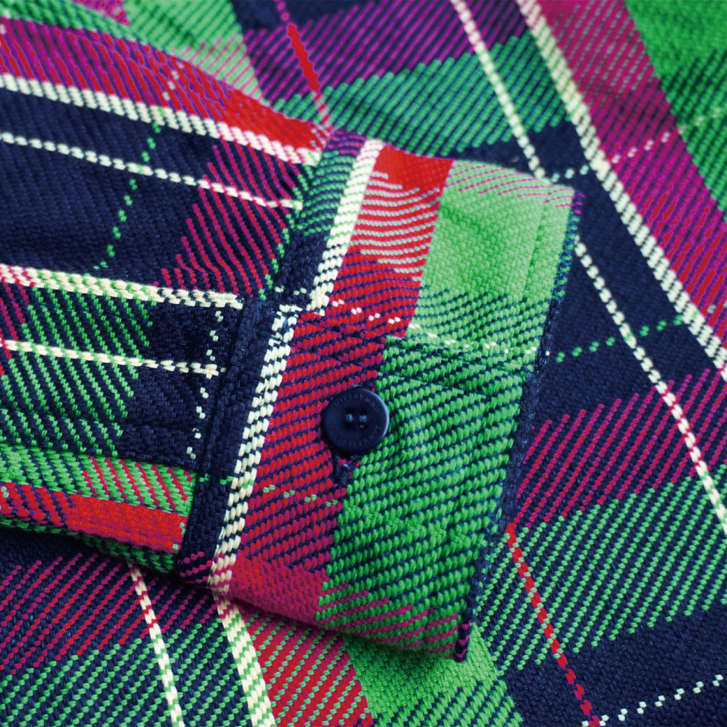 SIN23-01 ロープインディゴヘビーネルワークシャツ