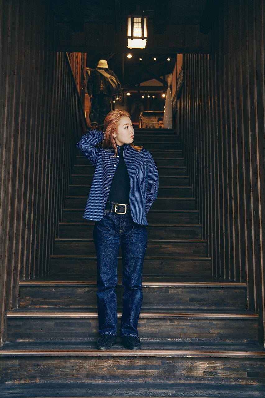 SJBCS23 Band collar shirt