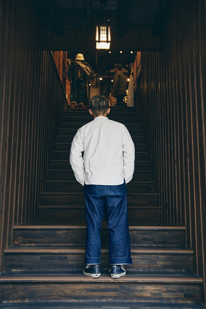 SJBCS23 Band collar shirt