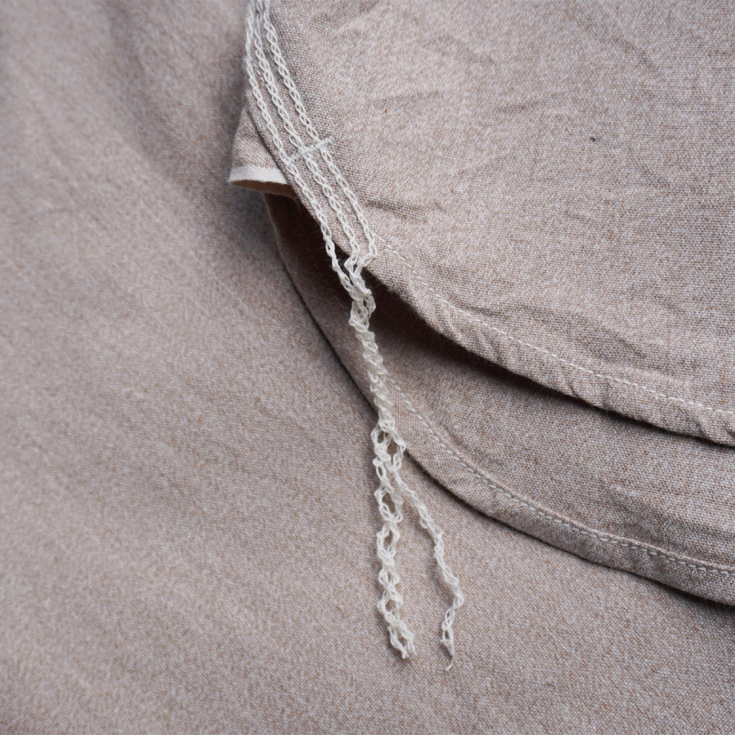 SJCBS23 撚り杢セルビッチシャンブレーシャツ