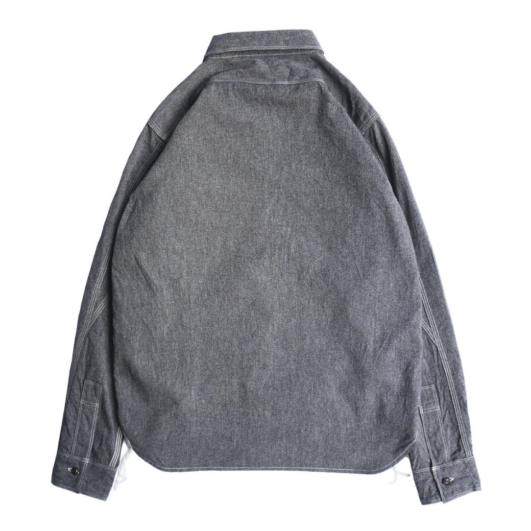 SJCBS23 撚り杢セルビッチシャンブレーシャツ