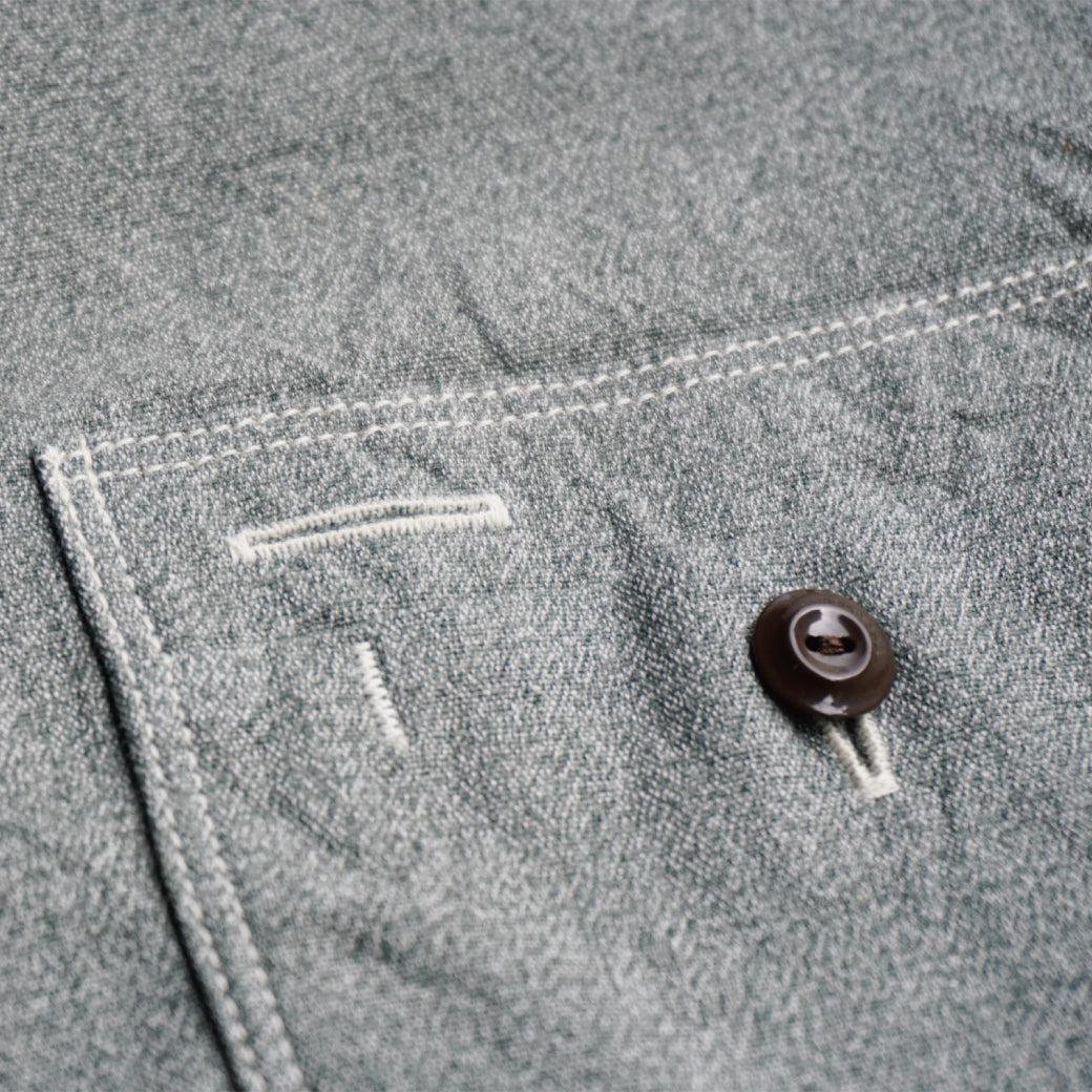 SJCBS23 撚り杢セルビッチシャンブレーシャツ