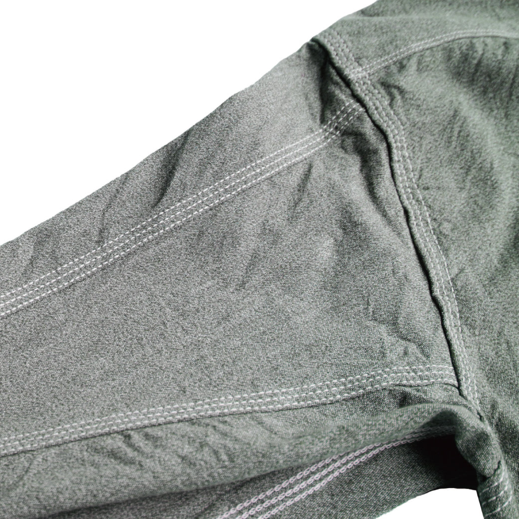 SJCBS23 撚り杢セルビッチシャンブレーシャツ