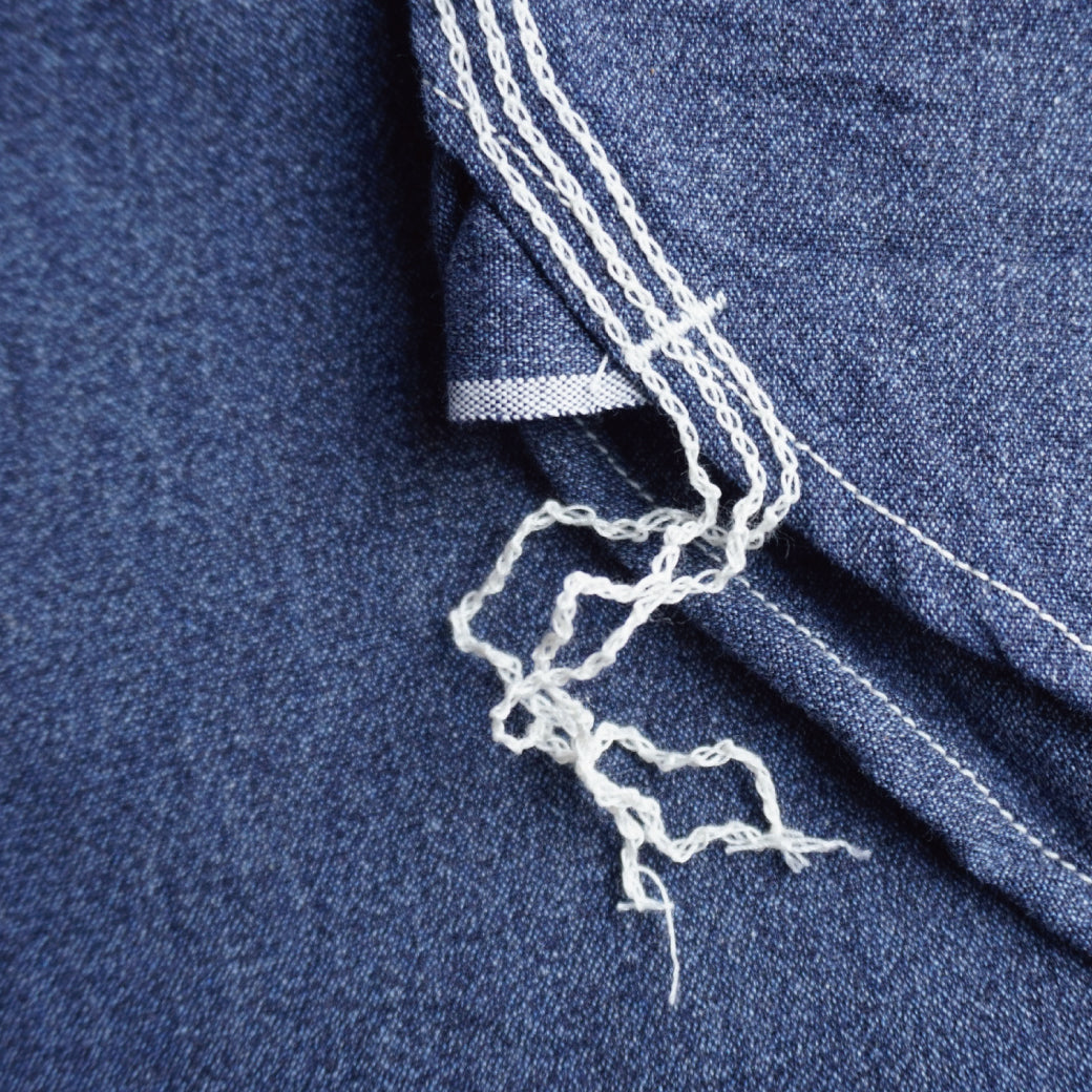 SJCBS23 撚り杢セルビッチシャンブレーシャツ