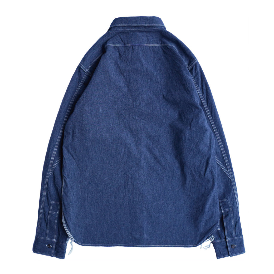 SJCBS23 撚り杢セルビッチシャンブレーシャツ