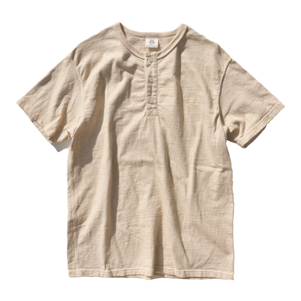 SJST-SC02 (Japanese Cotton Made Henley T-Shirt)
