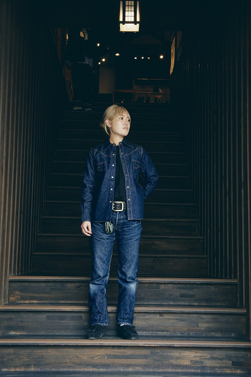 SWD-L02 デニムウエスタンシャツ